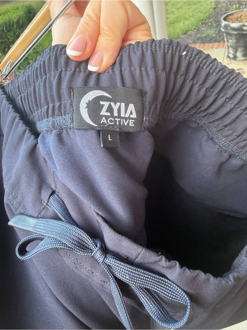 ZYIA Active Mens Navy Premium Drawstring Joggers